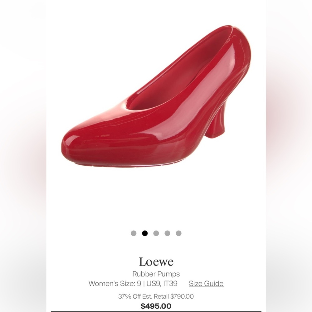 Loewe Red Pumps with tag